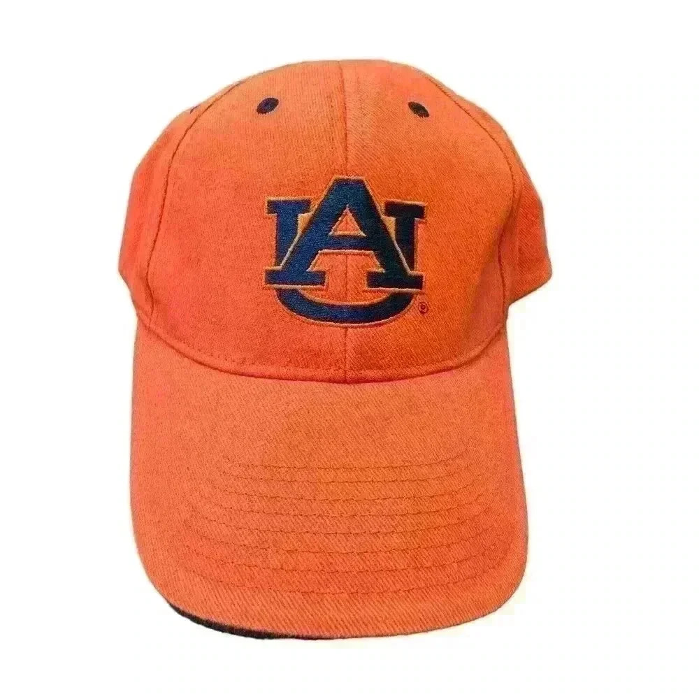 Official Signatures Auburn University Tigers Orange Adjustable Baseball Cap‎ Hat